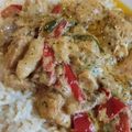 Cooksnap από Xrysaugh Drosou-Pappa στη συνταγή Στήθος κοτόπουλου ala crème με μανιτάρια και πιπεριές!