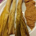 El cooksnap de khyra99 cuando hizo Puerros gratinados con salsa Romesco.