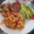 diara.russe.1's cooksnap of when they made Arroz con gandules (Puerto Rican rice and peas).