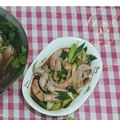 潘俊霖的(簡單料理) 的 薑絲蒜苗炒魚鰾 cooksnap