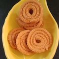 ushma prakash mevada's cooksnap of when they made ઘંઉ ના લોટ ની ચકરી (Wheat Flour Chakri Recipe In Gujarati).