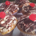 El cooksnap de graciela martinez IG @gramar09ok ☺💗 cuando hizo Muffins de manzana y dulce de leche.
