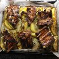 El cooksnap de Carlos Martin Chuecos cuando hizo Costillas de cerdo ibérico adobadas al horno.
