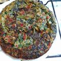 El cooksnap de Martina Ferrer cuando hizo Tortilla de espinacas.
