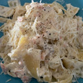 El cooksnap de mambanegra cuando hizo Espaguetis a la carbonara con salmón ahumado.