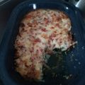 El cooksnap de Graciela da Rosa cuando hizo Acelga con salsa bechamel, jamón y queso.