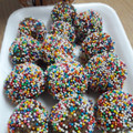 El cooksnap de Patricia Gamboa cuando hizo Trufas de chocolate y dulce de leche!.