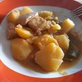 El cooksnap de Sazabeth cuando hizo Marmitako de bonito.