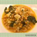 El cooksnap de Mara cuando hizo Potaje de garbanzos, acelgas y bacalao.