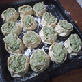 El cooksnap de Tomas Parals cuando hizo Canastitas de brócoli y salsa blanca.