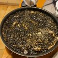 El cooksnap de Elisa Perez cuando hizo Arroz negro con calamares y gambas.