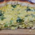El cooksnap de Walter Cuesta cuando hizo Tarta de zapallitos y pollo.