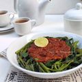 Cooksnap dari Dapoer VHA untuk resep Rujak kangkung