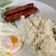El cooksnap de Wallass cuando hizo Arroz blanco con huevo frito y tomate.