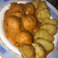 El cooksnap de Marta Navas cuando hizo Albóndigas en salsa.