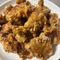 わかゆずmama's cooksnap of when they made ✽鶏むね肉のクリスピー唐揚げ✽.