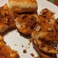 El cooksnap de Rocio Beron cuando hizo Tostadas saborizadas con pan de unos días....nada se tira !!.