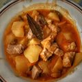 El cooksnap de domingo cuando hizo Marmitako de bonito.