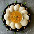 Uzma Ahmad's cooksnap of when they made Idli and Shambhar.