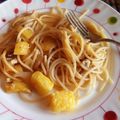 El cooksnap de Laura Netro cuando hizo Bisteces de cerdo a la piña.