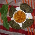 Dolly Kachhwani's cooksnap of when they made Palak Lachha Paratha.