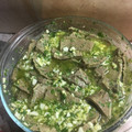 El cooksnap de Daniela Araujo cuando hizo Lengua a la vinagreta.