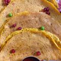 Madhvi Dwivedi का कुकस्नैप जब उन्होंने बेसन चीला (Besan Chilla recipe in Hindi) बनाया था।