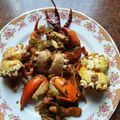 স্বর্নাক্ষী চ্যাটার্জি 's cooksnap of when they made কাঁকড়া কালিয়া(kankra kalia recipe in Bengali).