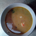 fenway's cooksnap of when they made Sig's Thai chicken balls with noodle soup.