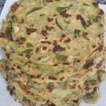 El cooksnap de Natalia Marquesana cuando hizo Panqueques Verdes de Espinaca o Acelga.
