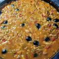 El cooksnap de Tonysantos cuando hizo Arroz con almejas, chipirones, langostinos pelados y judías.