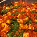 Miles's cooksnap of when they made Harissa tofu scramble.