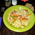 El cooksnap de Vanina Giselle Orellana cuando hizo Wok de tirabuzones con verduras .