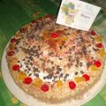 El cooksnap de Carolina Harispe cuando hizo Torta postre cumpleaños varón.