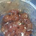 El cooksnap de Eli Polidoro cuando hizo Dulce de kinotos.