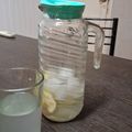 El cooksnap de Mari Blasco cuando hizo Limonada con jengibre.