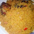 Saudah Imam's cooksnap of when they made Jollof Cous-Cous.