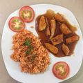 El cooksnap de Wendy Cangas García cuando hizo Pollo en salsa de soja dulce y arroz blanco.
