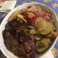 El cooksnap de Guillermo romero cuando hizo Carne al horno "Cima sabrosa y tierna".