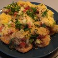 Anoli Vinchhi's cooksnap of when they made Papdi chaat.