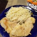 cursedfirefox's cooksnap of when they made Chicken Piccata.