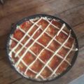 El cooksnap de Facundo Chalin cuando hizo Pastaflora para celíacos.