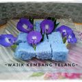 Cooksnap dari Atik Tanti untuk resep Wajik Biru Bunga Telang