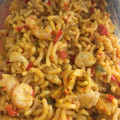 El cooksnap de Ana Mochilera cuando hizo Fideuá con calamares y langostinos con Thermomix.