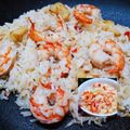 Cooksnap của Hoàng Thị Tố Hà khi họ làm theo món Cơm chiên tôm tỏi bơ