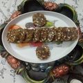 Vimmi Bhatia's cooksnap of when they made #bandhan# khajur ke dry fruits roll.