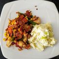 El cooksnap de Yuli Lopez cuando hizo Pollo salteado con verduras - estilo tailandés-.