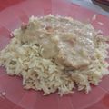 El cooksnap de Billy Estefanìa cuando hizo Strogonoff de Pollo con arroz.