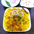 Ami Shah's cooksnap of when they made Veg turmeric pulao.