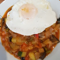 El cooksnap de Conni Fernández cuando hizo Pisto de verduras, receta de la abuela Espiri (Fritada de verduras).